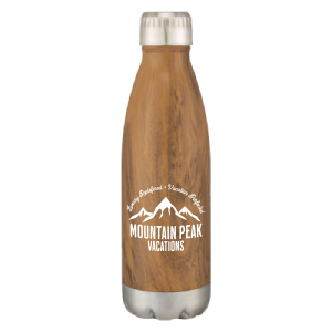 WOODTONE STAINLESS STEEL BOTTLE