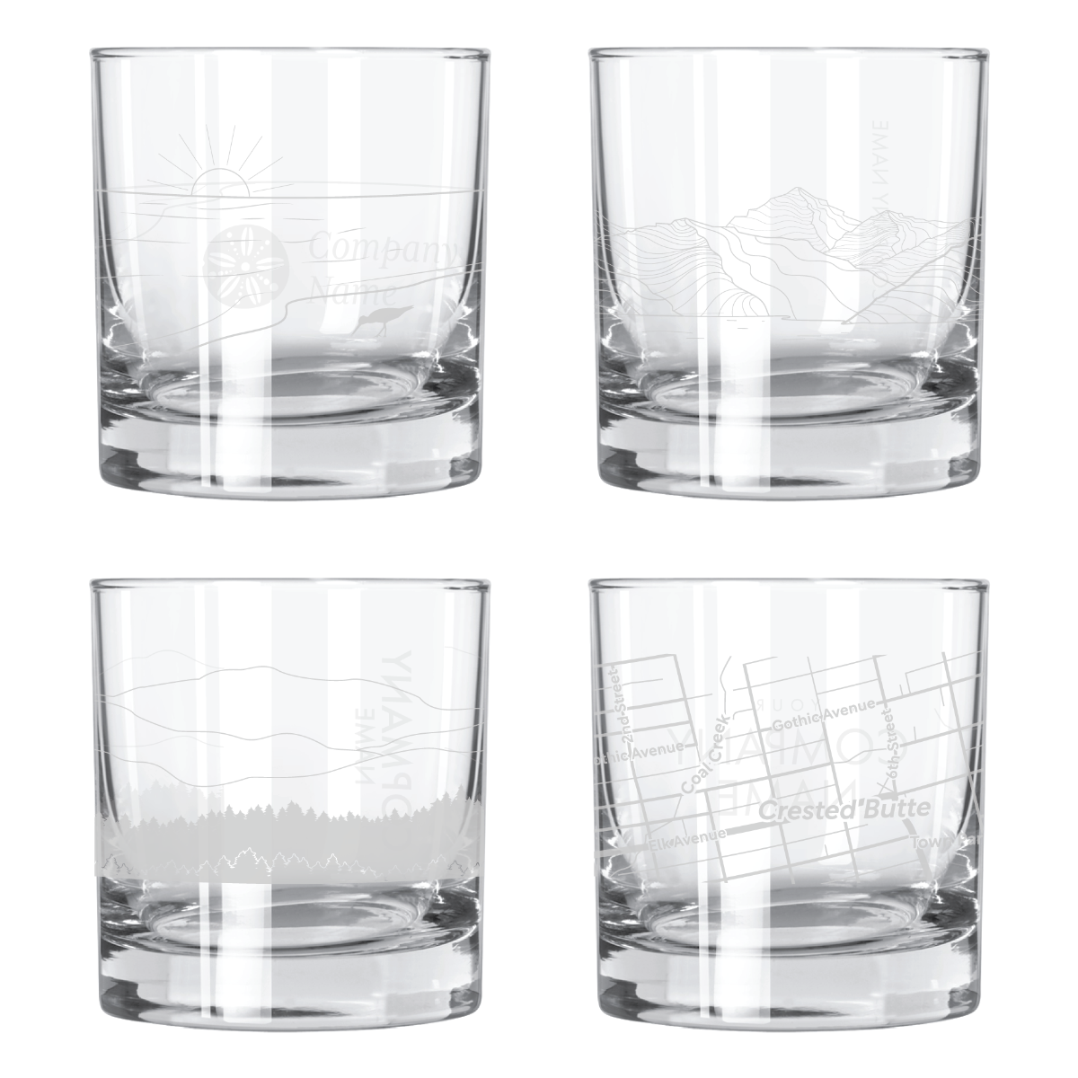 A GLASS ACT - SET OF 4 GLASSES image